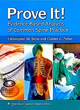 Portada del libro 9781605470276 Prove It! Evidence-Based Analysis of Common Spine Practice