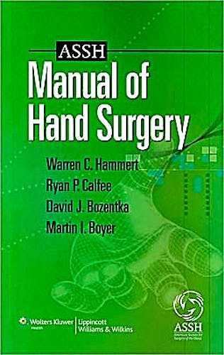 Portada del libro 9781605472126 ASSH Manual of Hand Surgery