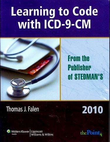 Portada del libro 9781605473185 Learning to Code with Icd-9-Cm 2010