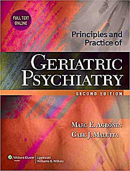 Portada del libro 9781605476001 Principles and Practice of Geriatric Psychiatry
