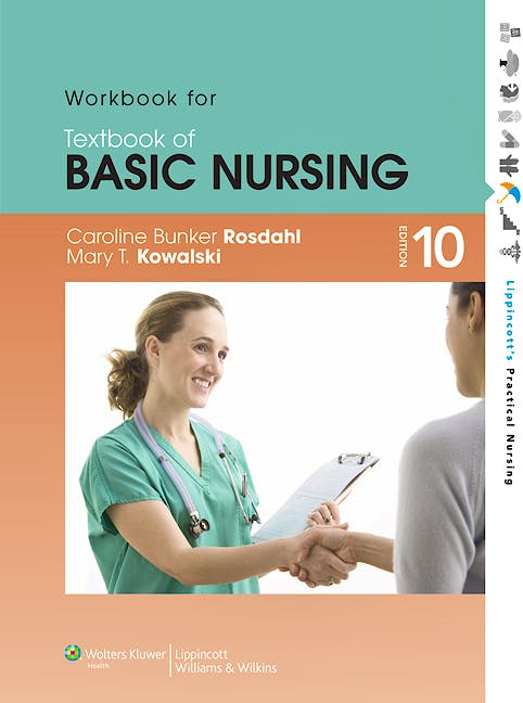 Portada del libro 9781605477732 Workbook for Textbook of Basic Nursing
