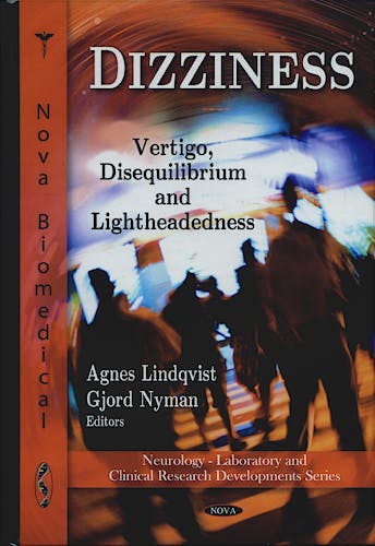 Portada del libro 9781607418474 Dizziness. Vertigo, Disequilibrium and Lightheadedness