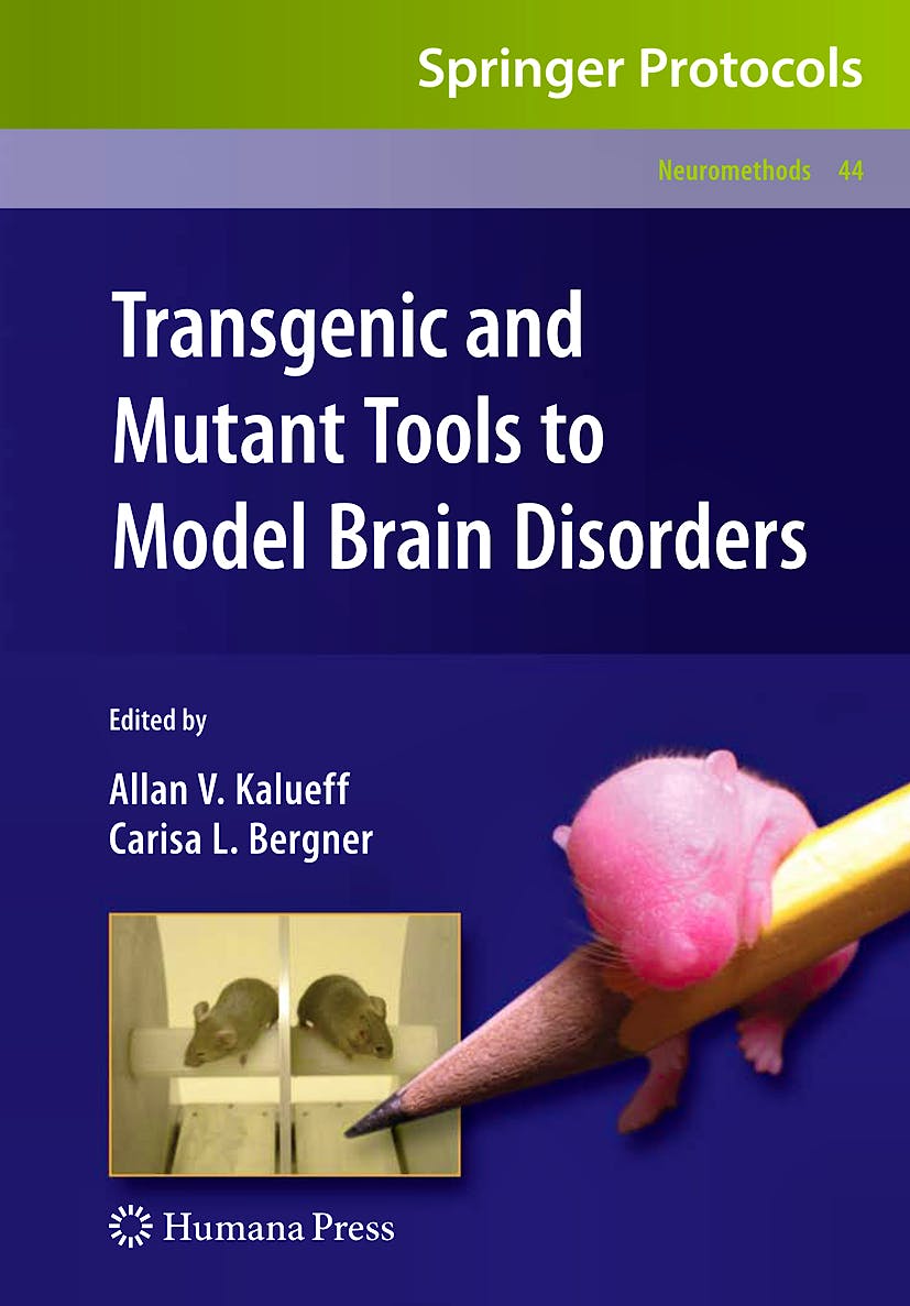 Portada del libro 9781607614739 Transgenic and Mutant Tools to Model Brain Disorders