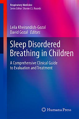 Portada del libro 9781607617242 Sleep Disordered Breathing in Children. A Comprehensive Clinical Guide to Evaluation and Treatment
