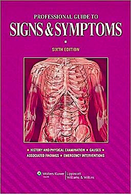 Portada del libro 9781608310982 Professional Guide to Signs and Symptoms