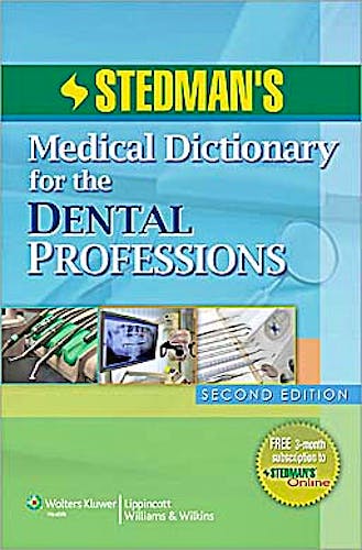 Portada del libro 9781608311460 Stedman's Medical Dictionary for the Dental Professions