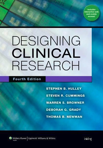 Portada del libro 9781608318049 Designing Clinical Research