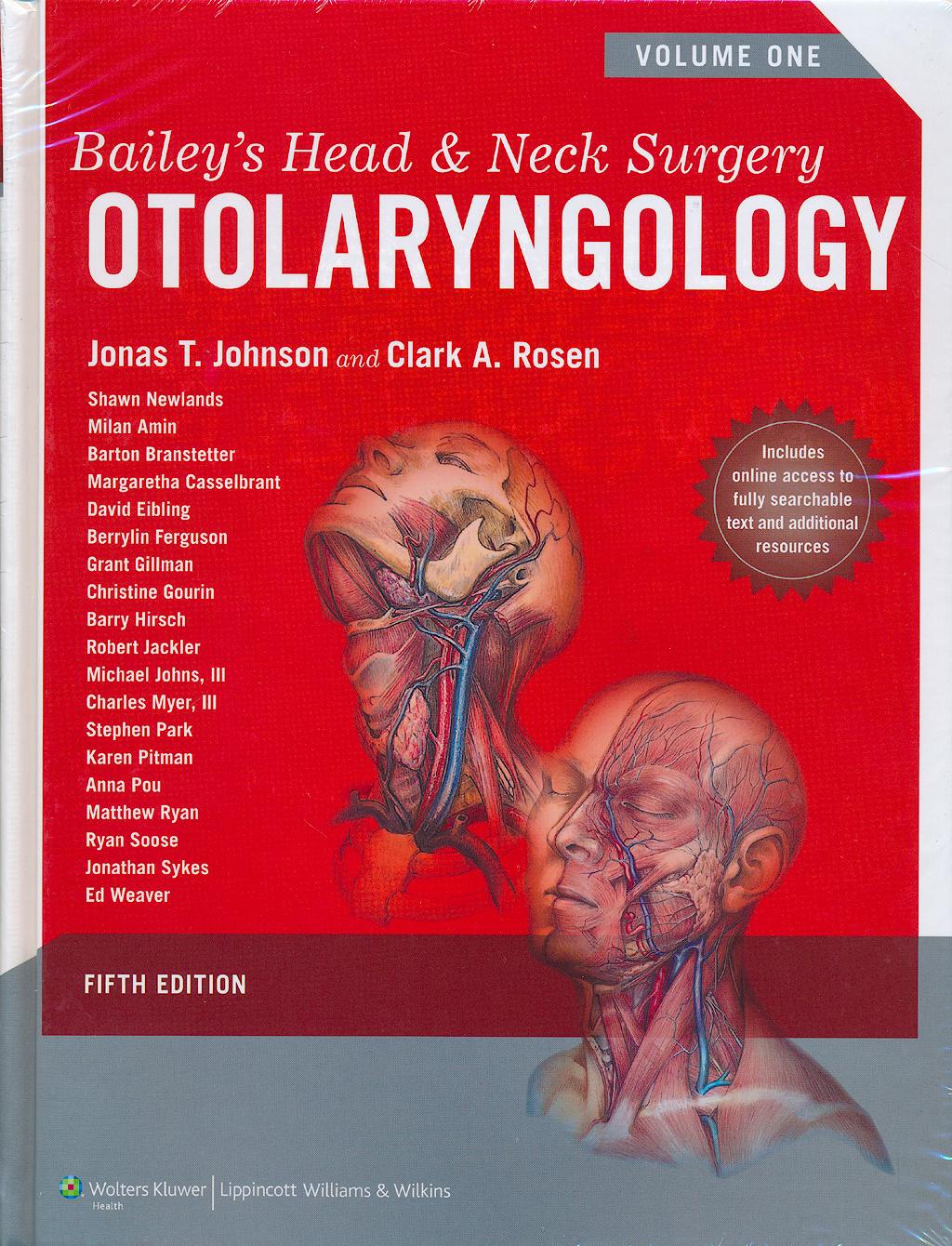 Portada del libro 9781609136024 Bailey's Head and Neck Surgery. Otolaryngology, 2 Vols.