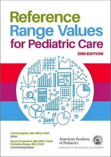 Portada del libro 9781610022804 Reference Range Values for Pediatric Care