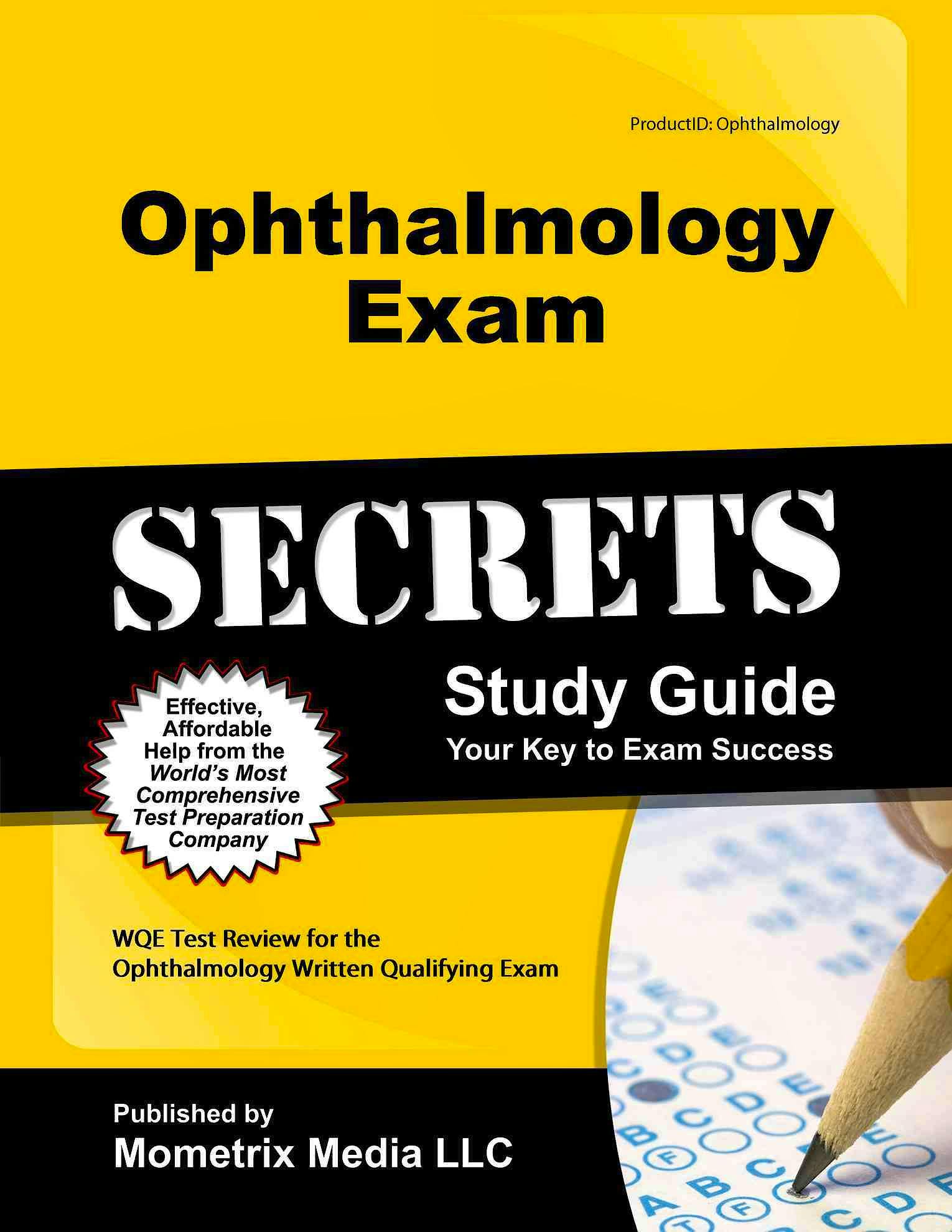 Portada del libro 9781610723978 Ophthalmology Exam. Secrets Study Guide