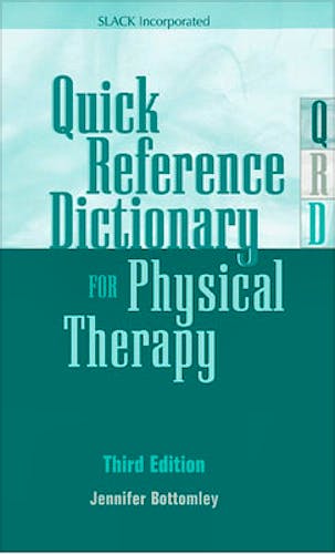 Portada del libro 9781617110702 Quick Reference Dictionary for Physical Therapy