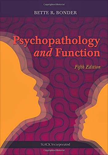 Portada del libro 9781617118845 Psychopathology and Function