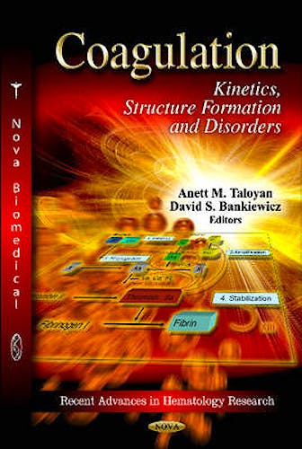 Portada del libro 9781621003311 Coagulation. Kinetics, Structure Formation and Disorders (Recent Advances in Hematology Research)