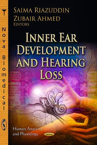 Portada del libro 9781624170119 Inner Ear Development and Hearing Loss