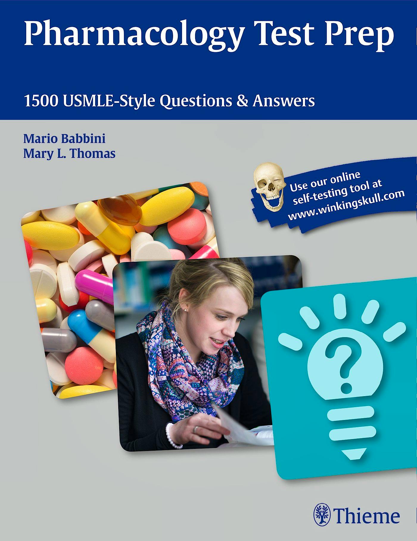 Portada del libro 9781626230415 Pharmacology Test Prep. 1500 Usmle-Style Questions and Answers