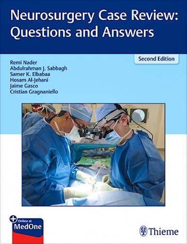 Portada del libro 9781626231986 Neurosurgery Case Review. Questions and Answers