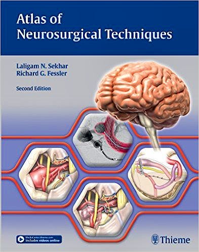 Portada del libro 9781626233881 Atlas of Neurosurgical Techniques, 2 Vols.