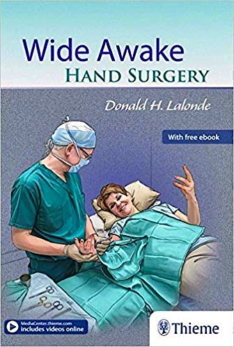Portada del libro 9781626236622 Wide Awake Hand Surgery (Book + Ebook)