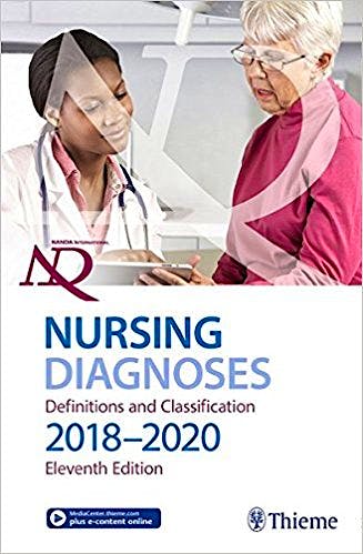 Portada del libro 9781626239296 Nanda Nursing Diagnoses: Definitions and Classification 2018-2020