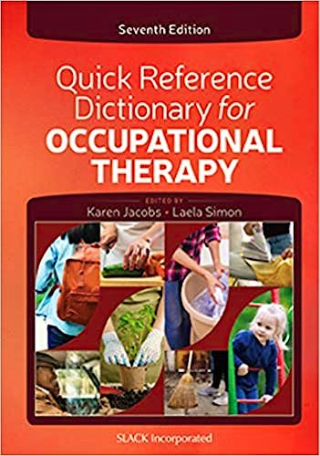 Portada del libro 9781630917623 Quick Reference Dictionary for Occupational Therapy