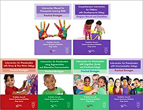 Portada del libro 9781635500042 Comprehensive Intervention for Children with Developmental Delays and Disorders. Preschooler Intervention Manual 6 Books