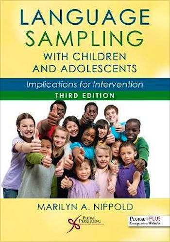 Portada del libro 9781635502763 Language Sampling With Children and Adolescents. Implications for Intervention