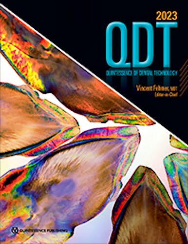 Portada del libro 9781647241438 Quintessence of Dental Technology 2023 Vol 45