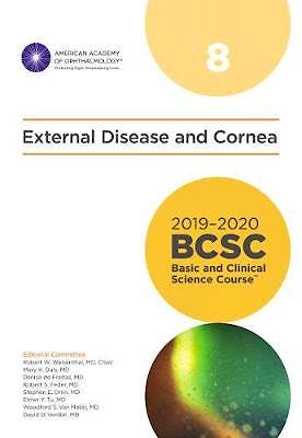 Portada del libro 9781681041438 External Disease and Cornea. Basic and Clinical Science Course 2019-2020, Section 8 (American Academy of Ophthalmology)