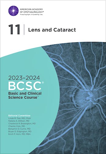 Portada del libro 9781681046235 2023-2024 Basic and Clinical Science Course™, Section 11: Lens and Cataract