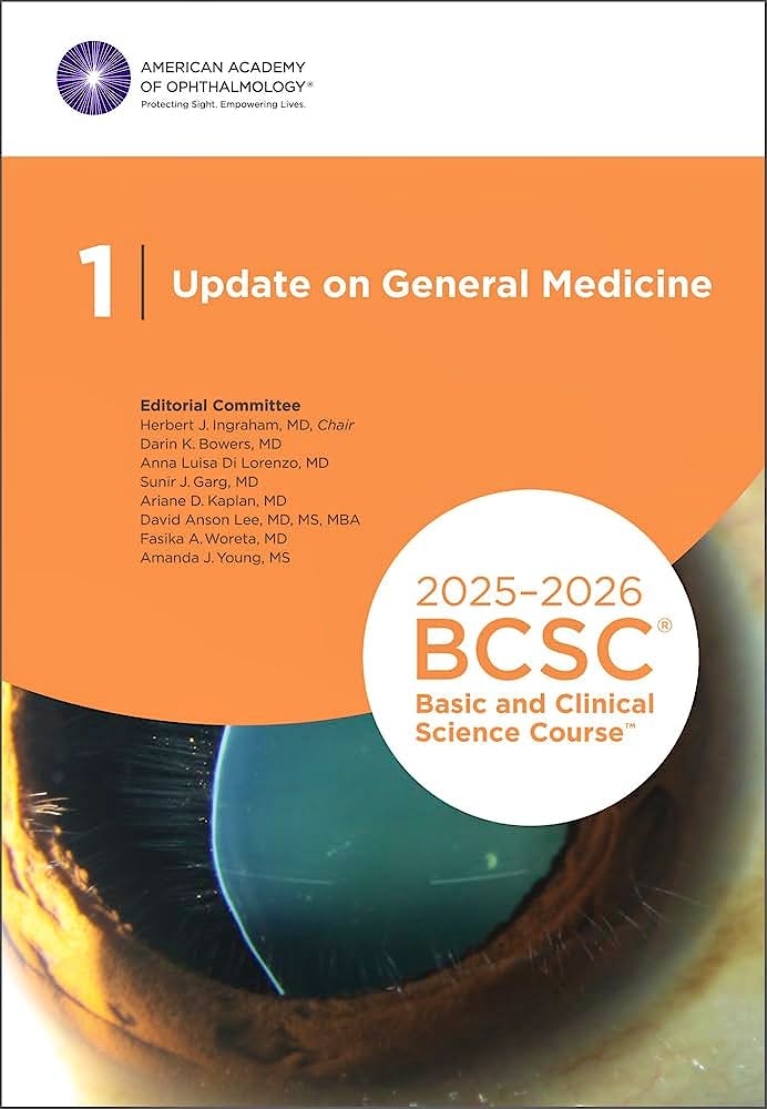 Portada del libro 9781681048321 2025-2026 Basic and Clinical Science Course, Section 1: Update on General Medicine