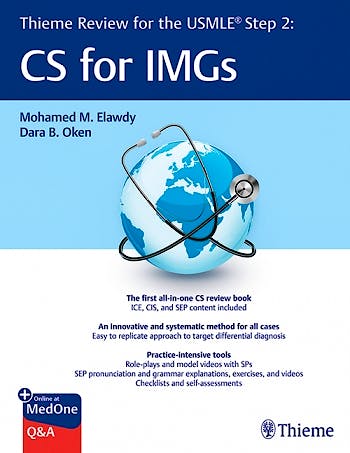 Portada del libro 9781684201969 Thieme Review for the USMLE® Step 2: CS for IMGs