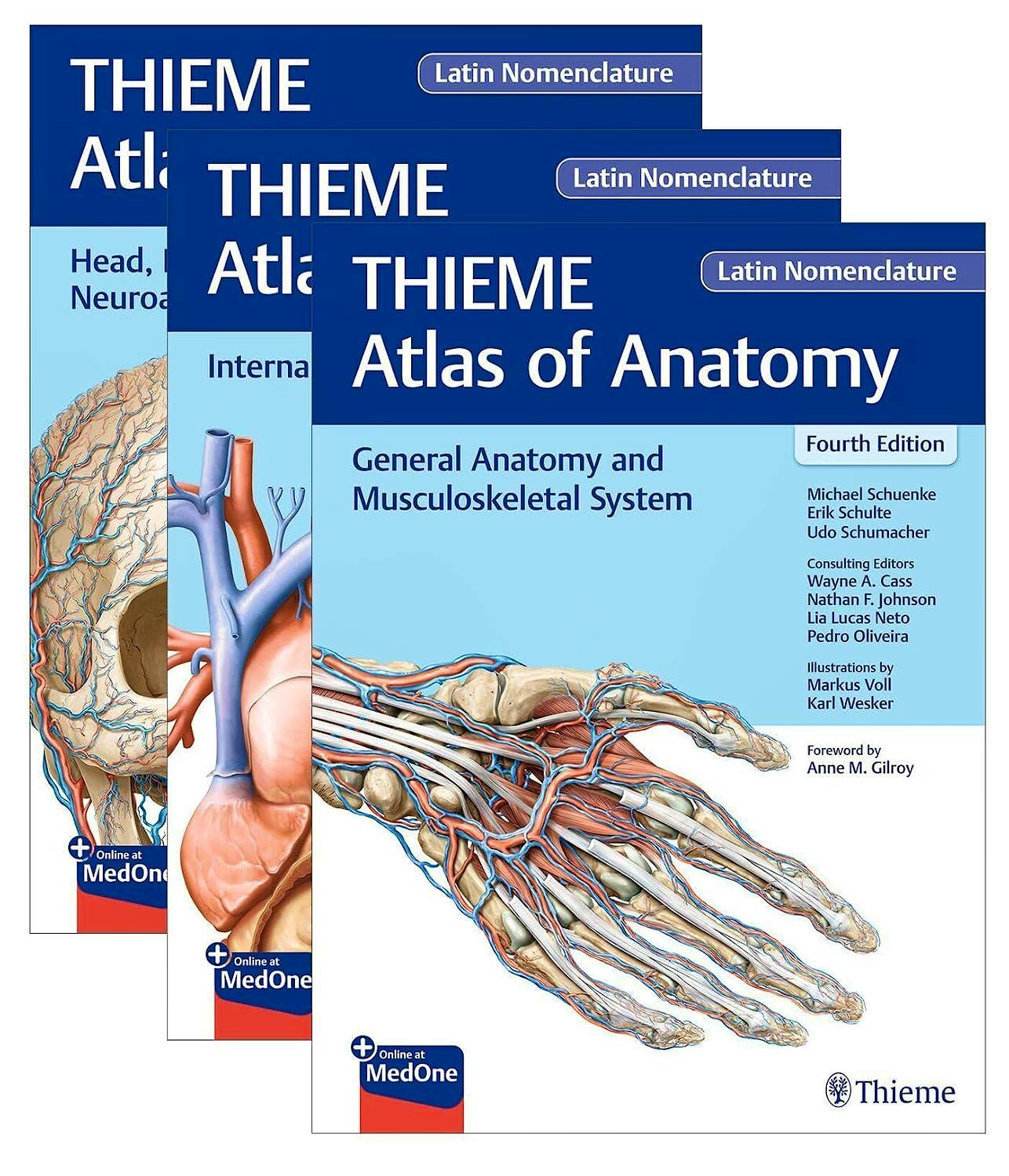 Portada del libro 9781684207541 THIEME Atlas of Anatomy, Latin Nomenclature (3 Volume Set)