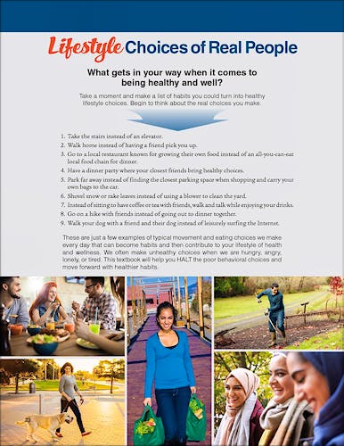 Portada del libro 9781718213463 Fitness and Well-Being for Life With HKPropel Access