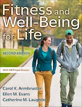 Portada del libro 9781718213463 Fitness and Well-Being for Life With HKPropel Access