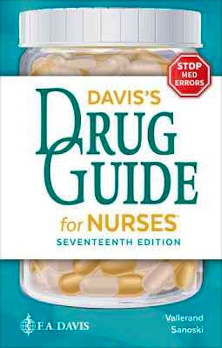 Portada del libro 9781719640053 Davis's Drug Guide for Nurses