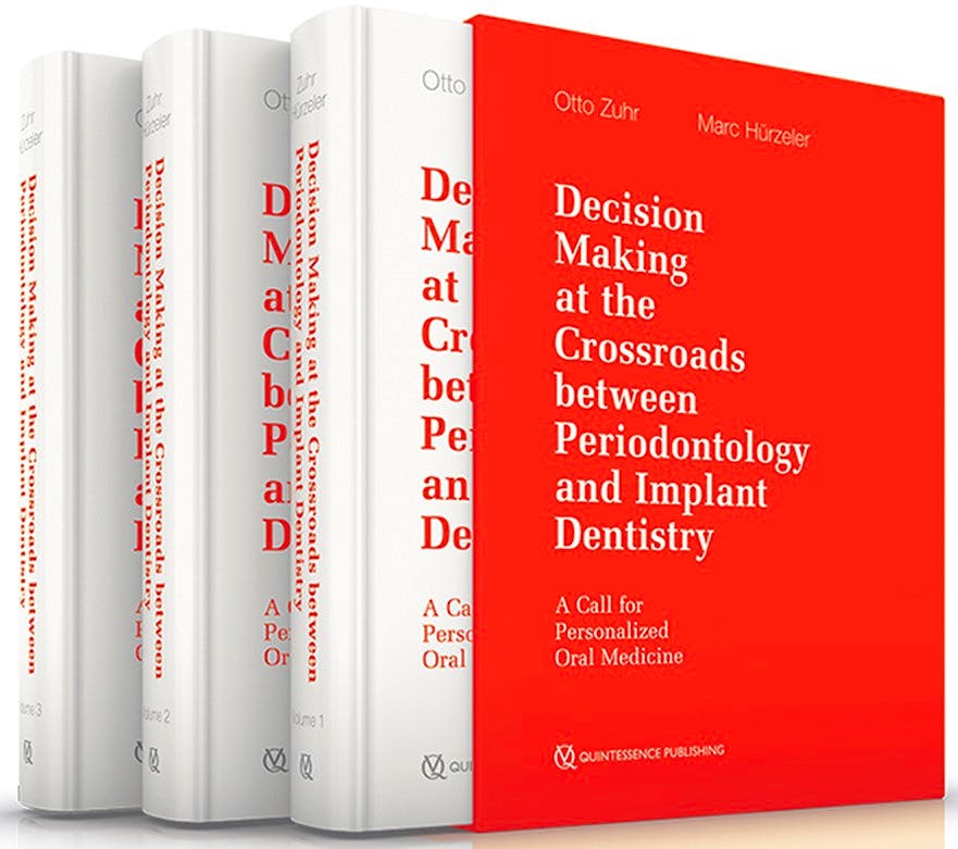 Portada del libro 9781786981264 Decision Making at the Crossroads Between Periodontology and Implant Dentistry. A Call for Personalized Oral Medicine (3 Volume Set)