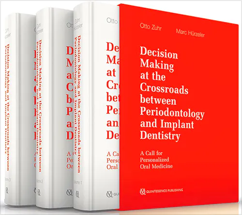 Portada del libro 9781786981264 Decision Making at the Crossroads Between Periodontology and Implant Dentistry. A Call for Personalized Oral Medicine (3 Volume Set)
