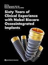 Portada del libro 9781786981752 Sixty Years of Clinical Experience with Nobel Biocare Osseointegrated Implants
