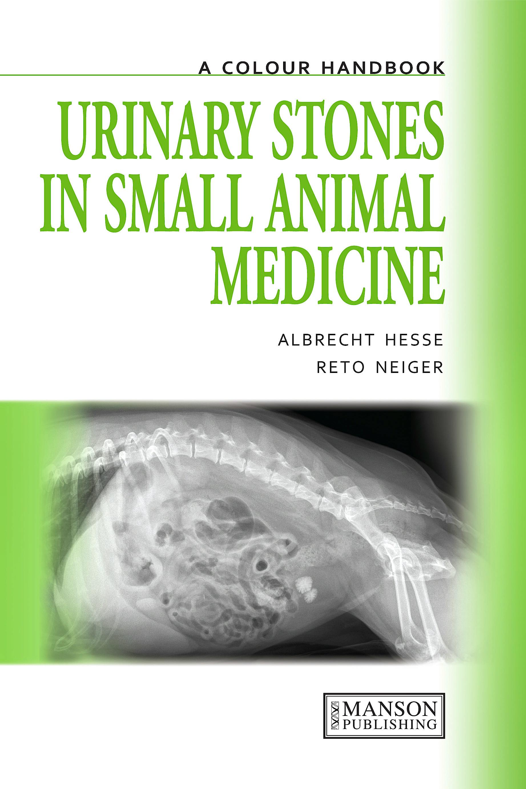 Portada del libro 9781840761849 Urinary Stones in Small Animal Medicine, a Colour Handbook