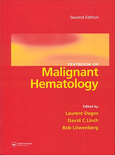 Portada del libro 9781841841458 Textbook of Malignant Hematology