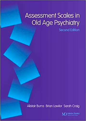 Portada del libro 9781841841687 Assessment Scales in Old Age Psychiatry