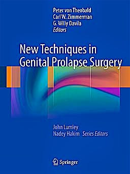 Portada del libro 9781848821354 New Techniques in Genital Prolapse Surgery