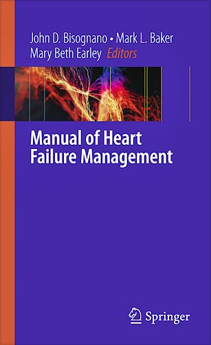Portada del libro 9781848821842 Manual of Heart Failure Management