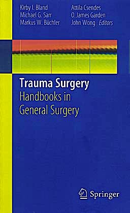 Portada del libro 9781849963749 Trauma Surgery. Handbooks in General Surgery