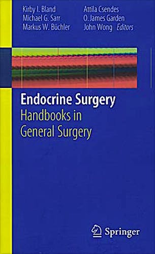 Portada del libro 9781849964463 Endocrine Surgery. Handbooks in General Surgery