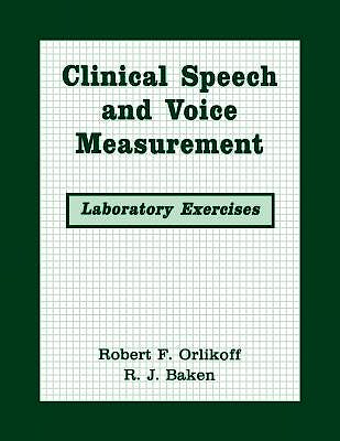 Portada del libro 9781879105911 Clinical Speech and Voice Measurements. Laboratory Exercises
