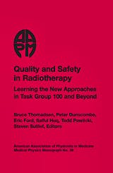 Portada del libro 9781888340495 Quality and Safety in Radiotherapy: Learning the New Approaches in Task Group 100 and beyond + Cd