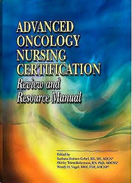 Portada del libro 9781890504755 Advanced Oncology Nursing Certification. Review and Resource Manual