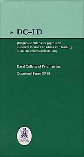 Portada del libro 9781901242614 Dc-Ld: Diagnostic Criteria for Psychiatric Disorders for Use with Adults with Learning Disabilities/mental Retardation