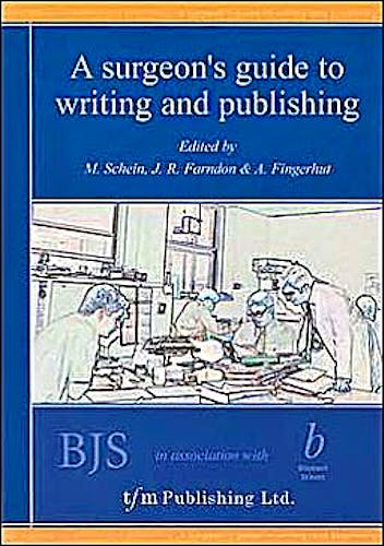 Portada del libro 9781903378014 A Surgeon’s Guide to Writing and Publishing